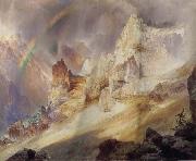 Thomas Moran Rainbow over the Grand Canyon of the Rellowstone Germany oil painting artist